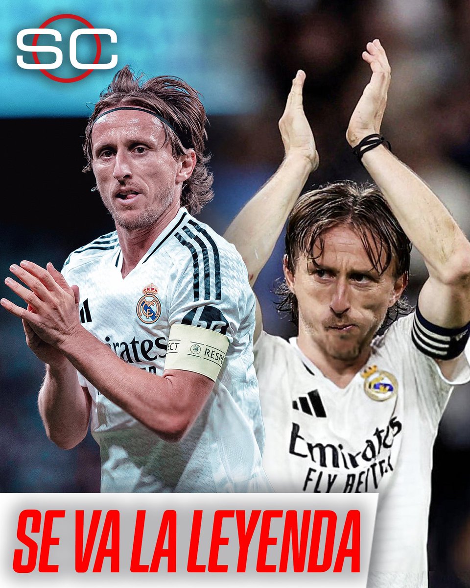 🚨 ÚLTIMO MOMENTO - ¡LUKA MODRIC SE VA DEL REAL MADRID! 🚨

📌 El club merengue informó que la leyenda croata no seguirá en el equipo al finalizar la participación en el Mundial de Clubes

👋 Este fin de semana, será su último partido en el Bernabéu