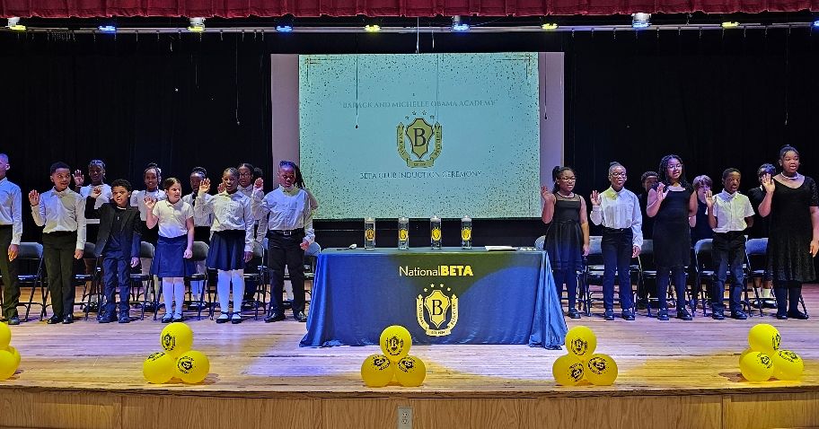 Barack and Michelle Obama Academy - THE OFFCIAL PG (@apsbamoacademy) on Twitter photo #BAMOEagles conducted The Nationality Beta Junior Club Induction! Such a beautiful occasion! <a href="/apsupdate/">ATL Public Schools</a> @robinviews @apbaldwineds #Atlantapublicschools #waytogo #juniorbeta #BAMOEagles conducted The Nationality Beta Junior Club Induction! Such a beautiful occasion! <a href="/apsupdate/">ATL Public Schools</a> @robinviews @apbaldwineds #Atlantapublicschools #waytogo #juniorbeta