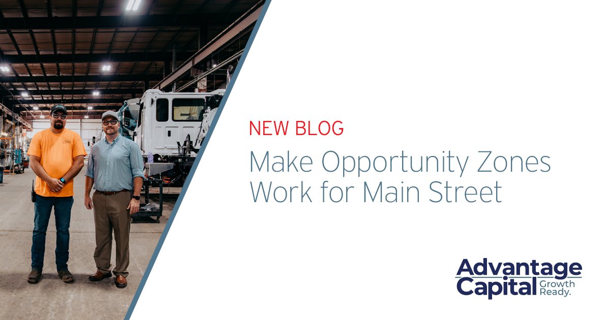 How can Opportunity Zones (OZ) do more for rural America &amp; small businesses?

Managing Director Jonathan Goldstein lays out two key updates to unlock OZ 2.0.

Read the blog: advantagecap.com/news/make-oppo…