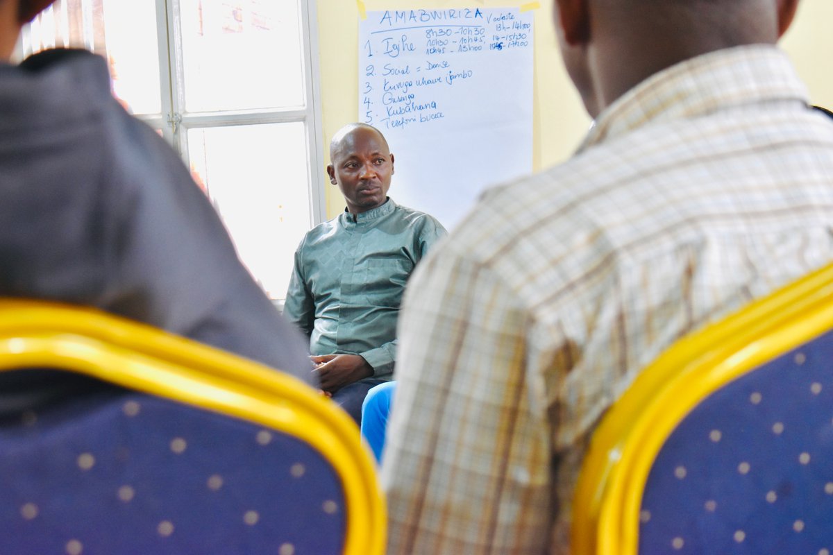 This is the second group of  <a href="/RwamaganaDistr/">Rwamagana District</a>  facilitators undergoing advanced training. Now on their 4th day, they’re deepening their facilitation skills, reflecting on challenges, and exploring better ways to support their communities.