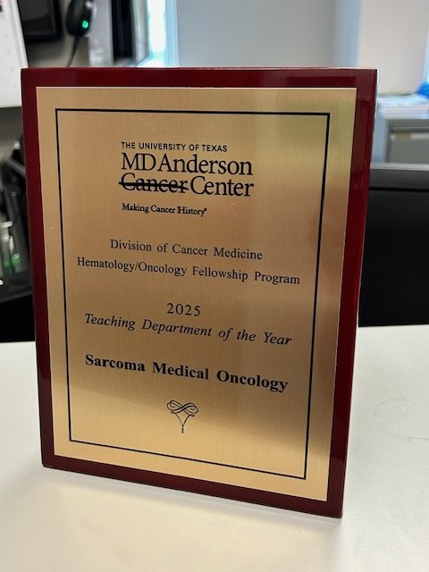 Fadi Haddad, MD (@fadihaddad_md) on Twitter photo 🎊Congratulations <a href="/NassifElise/">Elise Nassif Haddad</a> for receiving the "Teaching Department of the Year" at the #Hemonc Fellowship Ceremony on behalf of the #Sarcoma Medical Oncology Department at <a href="/MDAndersonNews/">MD Anderson Cancer Center</a> under the leadership of <a href="/NeetaSomaiahMD/">Neeta Somaiah, MD</a> 🥇 🎊Congratulations <a href="/NassifElise/">Elise Nassif Haddad</a> for receiving the "Teaching Department of the Year" at the #Hemonc Fellowship Ceremony on behalf of the #Sarcoma Medical Oncology Department at <a href="/MDAndersonNews/">MD Anderson Cancer Center</a> under the leadership of <a href="/NeetaSomaiahMD/">Neeta Somaiah, MD</a> 🥇