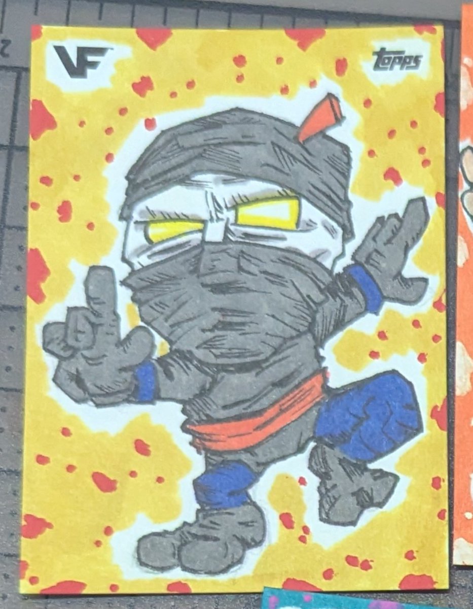 GM! Here is a look at my Notorious Ninja sketch card from <a href="/veefriends/">VeeFriends</a> Chrome 2025 <a href="/garyvee/">Gary Vaynerchuk</a>
