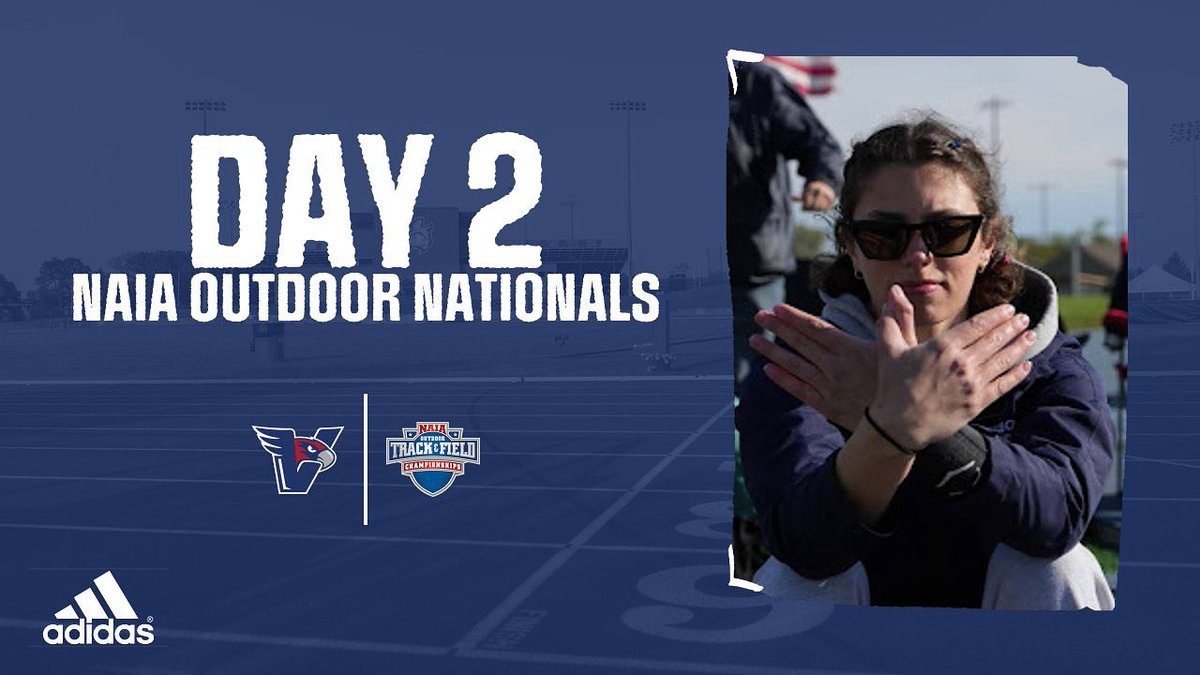 𝐍𝐚𝐭𝐭𝐲𝐬 - 𝐃𝐚𝐲 2

🎽 NAIA Outdoor National Championships 
🏟 Wildcat Track and Field Complex 
📍 Marion, IN

⏱️ Women's Heptathlon - 11:00 AM EST
⏱️ Women's Pole Vault - 5:00 PM EST 

📊 - milesplit.live/meets/691629

📺 - naia.org/watch/index

#GoVHawks