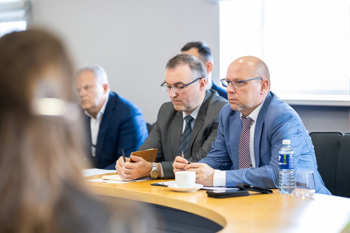 👥 Today, members of the American Chamber of Commerce in Lithuania attended an Exclusive Meeting with the Minister of Justice, Mr. Rimantas Mockus.

#AmChamLT #AmChamLithuania #Minister