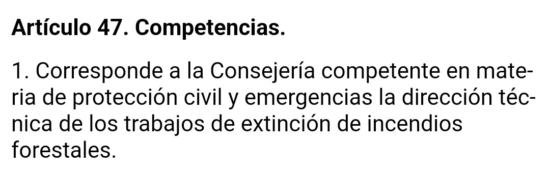 agentesmaenluch's tweet image. La Ley de Incendios es muy clara. NO asumimos funciones de dirección de extinción. 

Se debe encargar el personal de la nueva Agencia de Emergencias, adscrito a la Consejería de Presidencia. 

Este año los Técnicos de extinción parece que tendrán más trabajo