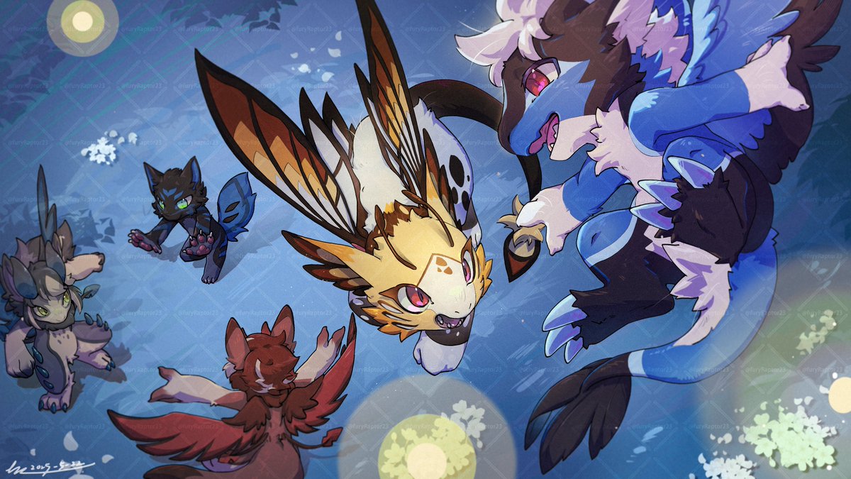 furyRaptor23's tweet image. [Commission]
Client: Eina
so many dragons👀