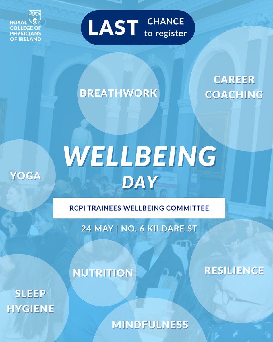 🧘 There's still time to book for Wellbeing Day this Saturday. This event invites trainees to spend a Saturday recharging with colleagues, and to participate in helpful sessions with experts. 

Book a place 👉 forms.office.com/pages/response…