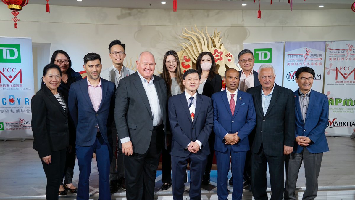 Proud to join the media launch for the 2025 Taste of Asia — North America’s largest outdoor Asian festival! 🎉

Thank you Dr. Ken Ng for your leadership. Join us June 27–29 at Kennedy &amp; Steeles for 3 days of flavour, magic &amp; fun!

#2025TasteOfAsia #GTASummerFestivals #AsianFood