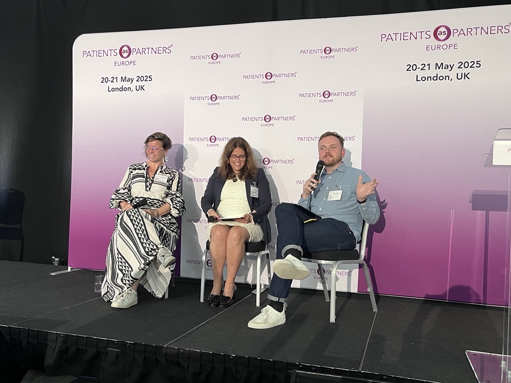 A busy week for EUPATI! Finn McCartney spoke at #PatientsEU2025 conference on patient involvement in HTA with Roche &amp; Parkinson’s Europe. Thanks to Valerie Bowling &amp; the team for the opportunity! Learn more on HTA: learning.eupati.eu #HTA4Patients #EUPATI #EU4Health  #HaDEA