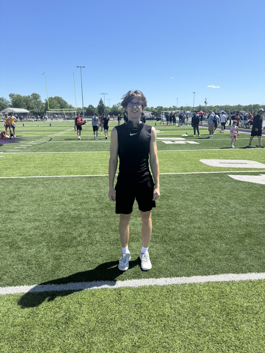 First was Landon Wilson in the high jump!