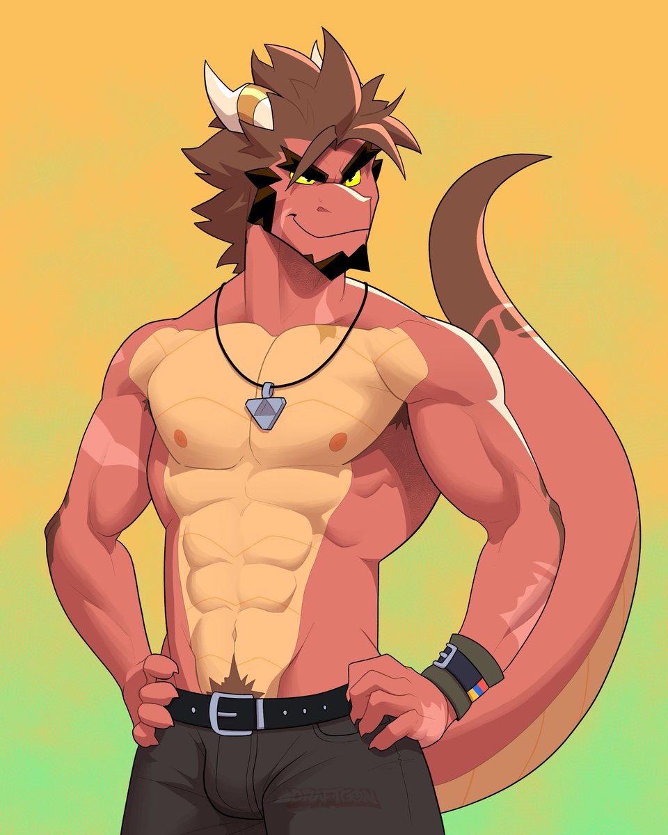 Shirtless Ferall Fuller 😎 in his classic look, how I missed it~ 🥰🫦😳