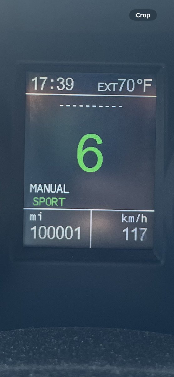 Just hit 100,000 miles on my car. Hopefully this stays below bitcoin price forever..😁