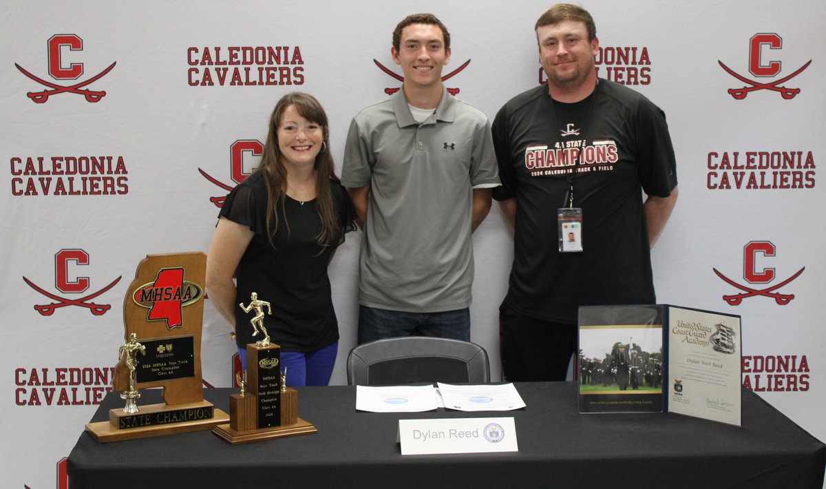 Caledonia High School's Dylan Reed received an appointment to the United States Coast Guard Academy. To read more, go to: lowndes.k12.ms.us and scroll down to District News. (1/3)