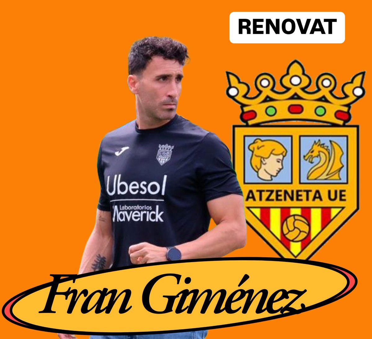📣Frangi renova com a entrenador de l’Atzeneta UE per a la temporada 25-26