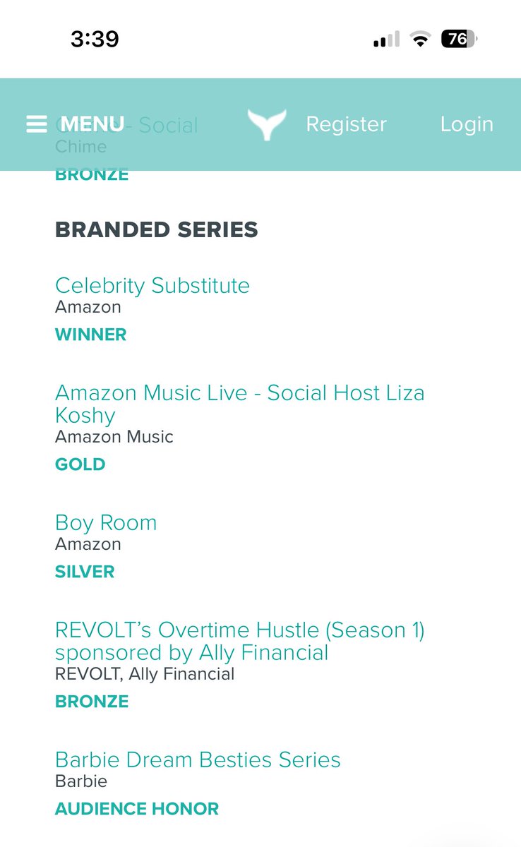 Keeping the wins coming, won my first <a href="/shortyawards/">Shorty Awards</a> 🏆🫡🥲