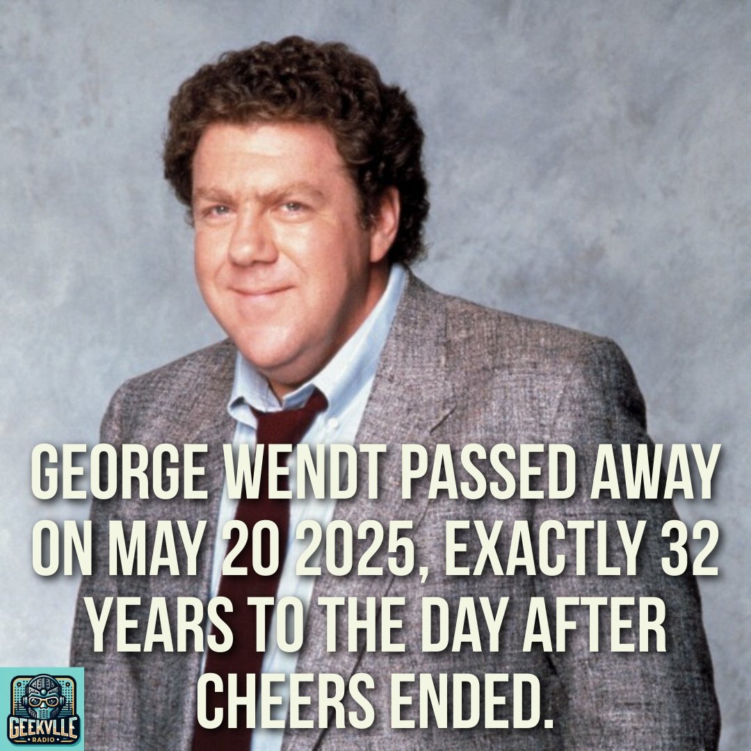 GeekvilleRadio's tweet photo. #RIPGeorgeWendt #Cheers #Norm https://t.co/7Uy8tRjUWq
