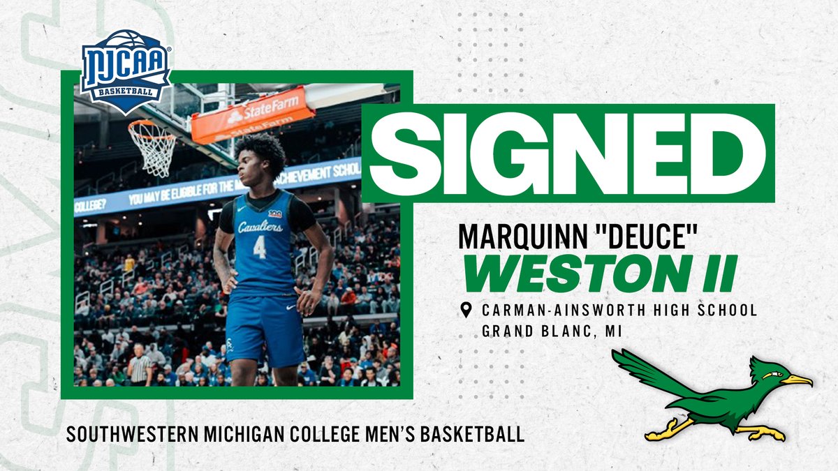 CONGRATS and WELCOME to the latest member of the SMC Basketball family as Deuce Winston II steps on to the court for the Roadrunners!

He comes to us from Carman-Ainsworth High School (<a href="/C_AAthletics/">Carman-Ainsworth HS Athletics</a>).

#BeUs #FastAndFierce #RunAsOne