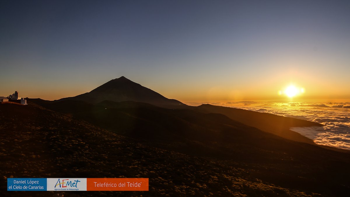 AEMET_Esp's tweet photo. #Buenasnoches España.
Así anochece hoy en el Parque Nacional del #Teide @pnteide.
Imagen cortesía del proyecto #TeideLab de @AEMET_Izana @VolcanoTeide @cielodecanarias https://t.co/2xPmlyxadO