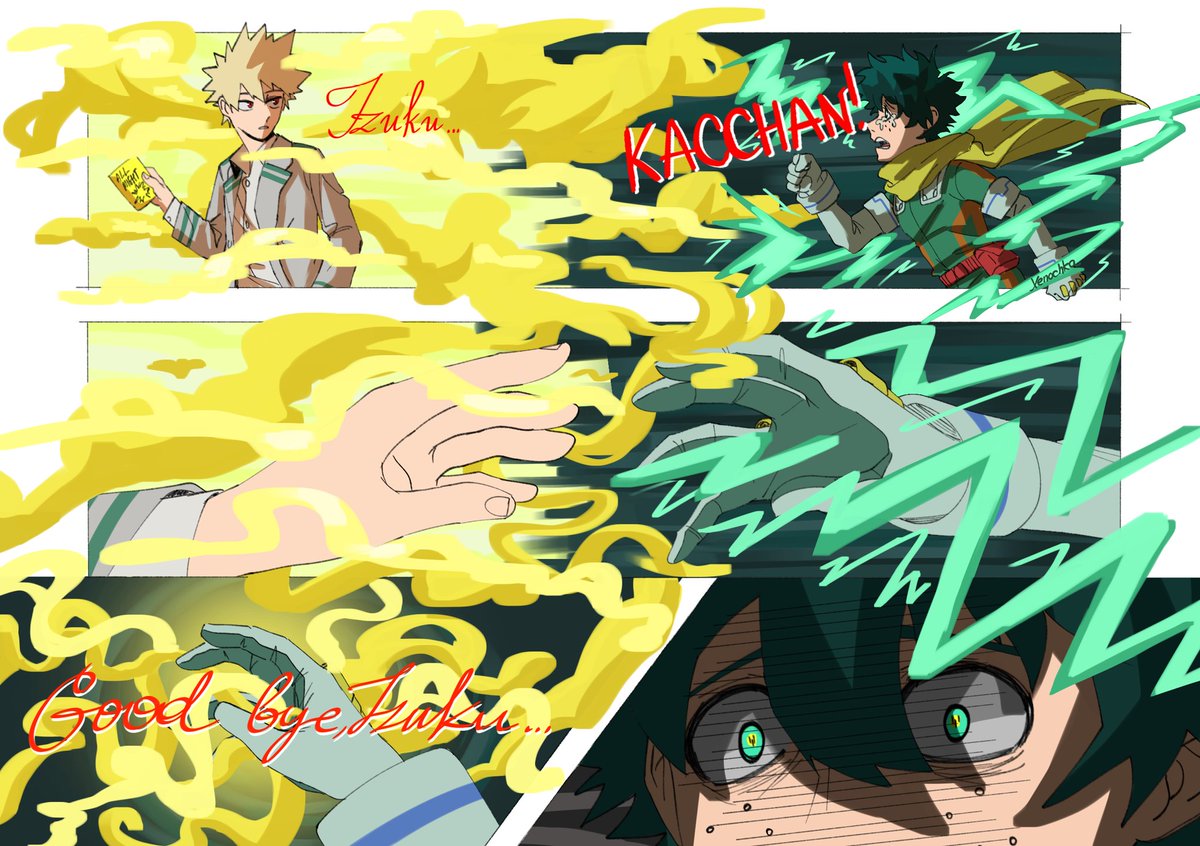 Xenochka's tweet image. &quot;Good bye, Izuku&quot; #bkdk