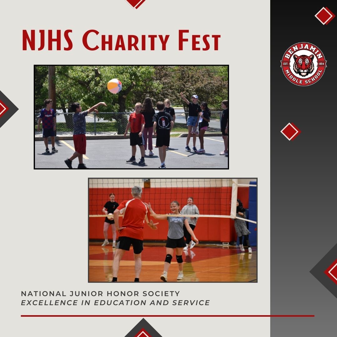 Bendist25's tweet photo. BMS NJHS Charity Fest was a blast! NJHS raised $2,210 for Mercy Home &amp; the American Cancer Society, &amp; 124 board games for local hospitals. Homerooms rotated through 3 info stations &amp; games to learn about the charities &amp; NJHS. The day ended with a staff v student volleyball game. https://t.co/WAcs7PzI7P