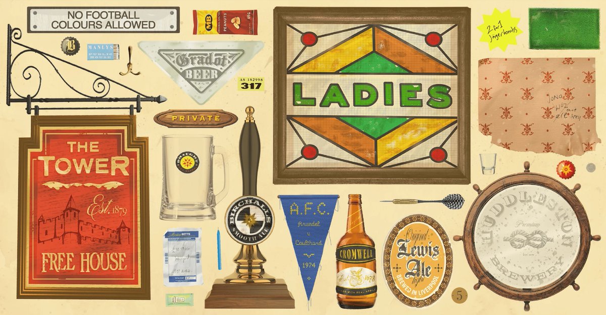 In traditional British pub design, the old ways are just better. In celebration of pub garden season, Stuart Tolley explores the beauty of pub visual ephemera, and meets creatives inspired by its aesthetics > buff.ly/MURmsmr