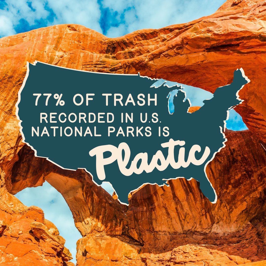 5gyres's tweet photo. 🚨 BREAKING: The Department of the Interior reversed an order to phase out the sale of single-use plastics in national parks.
Collecting data on plastic in parks just got even more important. Take action now by signing up to volunteer at https://t.co/s480Ur8qsI #PlasticFreeParks https://t.co/i7WUHwDWwe