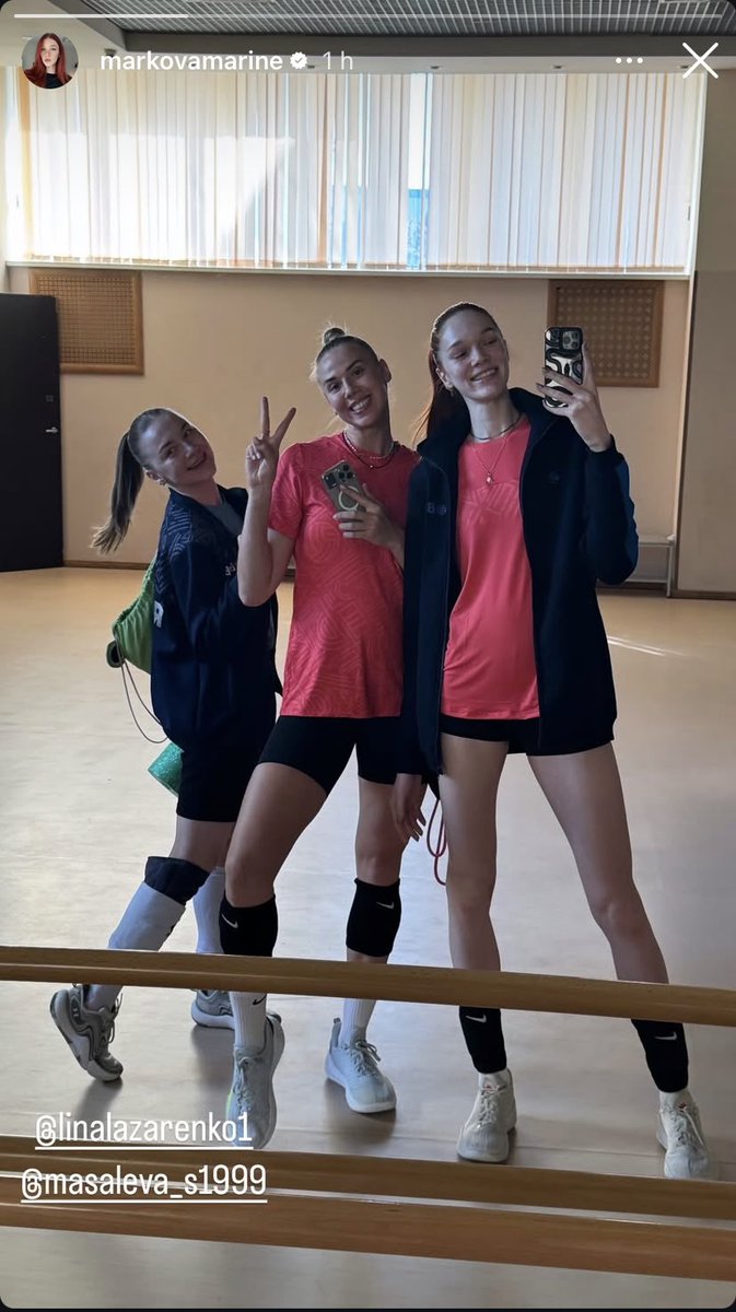 fandorussao's tweet photo. E um dia … ela chegou! 

Markova já está treinando com o #TeamRus 🇷🇺 https://t.co/F5XP03bxJM
