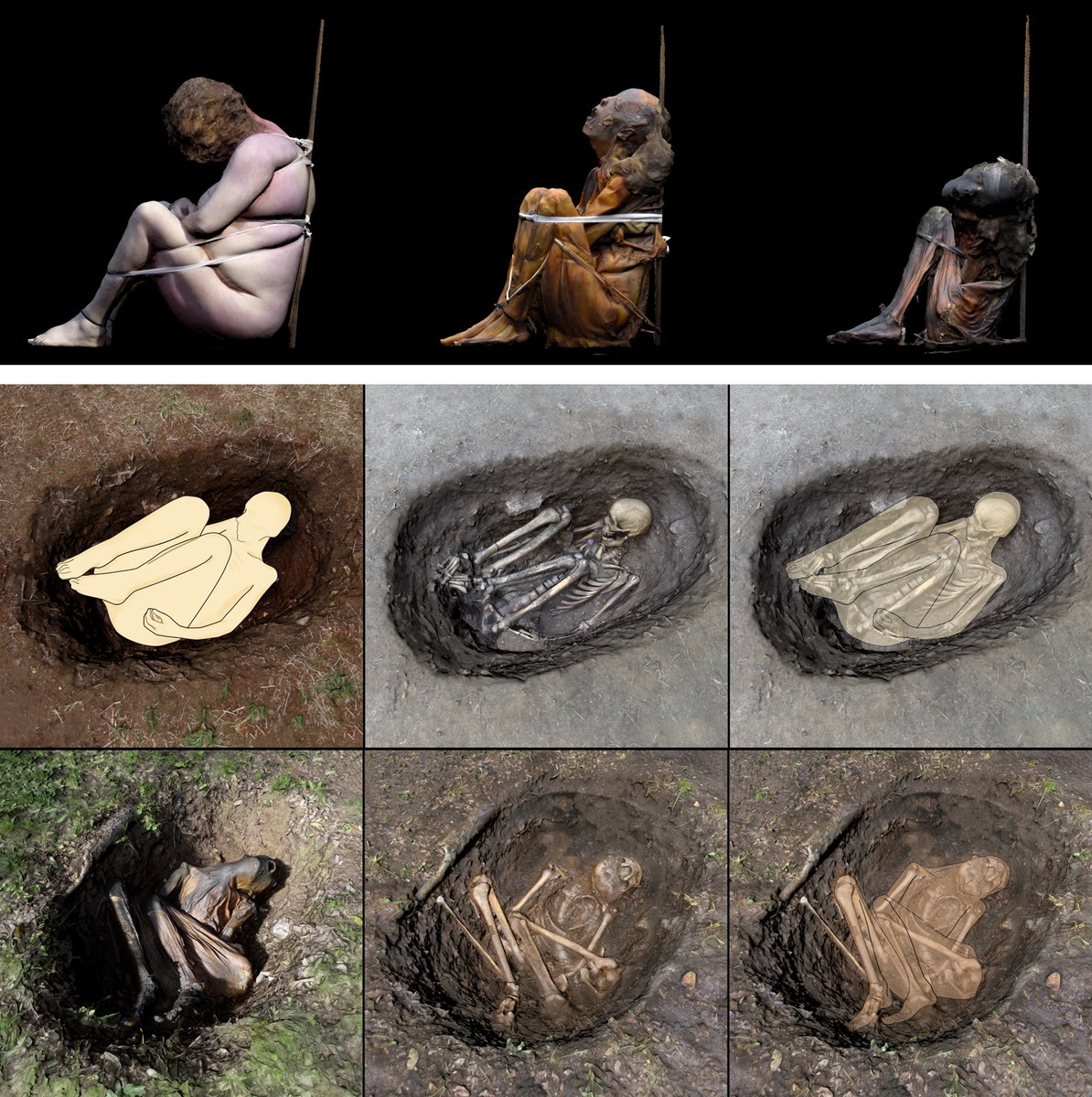 Las momias naturales más antiguas de Europa se han documentado en el enterramiento megalítico de Arapouco, en el valle del Sado, al sur de Portugal. Las momias datan entre 8.150 y 7.000 años (Peyroteo-Stjerna et al., 2022).