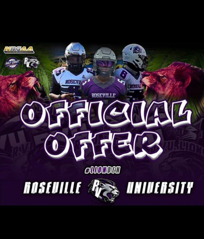 Xavier “Tank” Rhine (@rhinexavier22) on Twitter photo Blessed and thankful to receive another offer from <a href="/Rosevillelions1/">Roseville University</a> 💙🖤 #AGTG <a href="/BibbCoFootball/">Bibb County Football</a> <a href="/FresHurrr/">FRESH prospects</a> <a href="/HallTechSports1/">Hall-Tech Sports</a> <a href="/DownSouthFb1/">Down South</a> <a href="/CoastRecruits/">Coast 2 Coast Recruits</a> Blessed and thankful to receive another offer from <a href="/Rosevillelions1/">Roseville University</a> 💙🖤 #AGTG <a href="/BibbCoFootball/">Bibb County Football</a> <a href="/FresHurrr/">FRESH prospects</a> <a href="/HallTechSports1/">Hall-Tech Sports</a> <a href="/DownSouthFb1/">Down South</a> <a href="/CoastRecruits/">Coast 2 Coast Recruits</a>