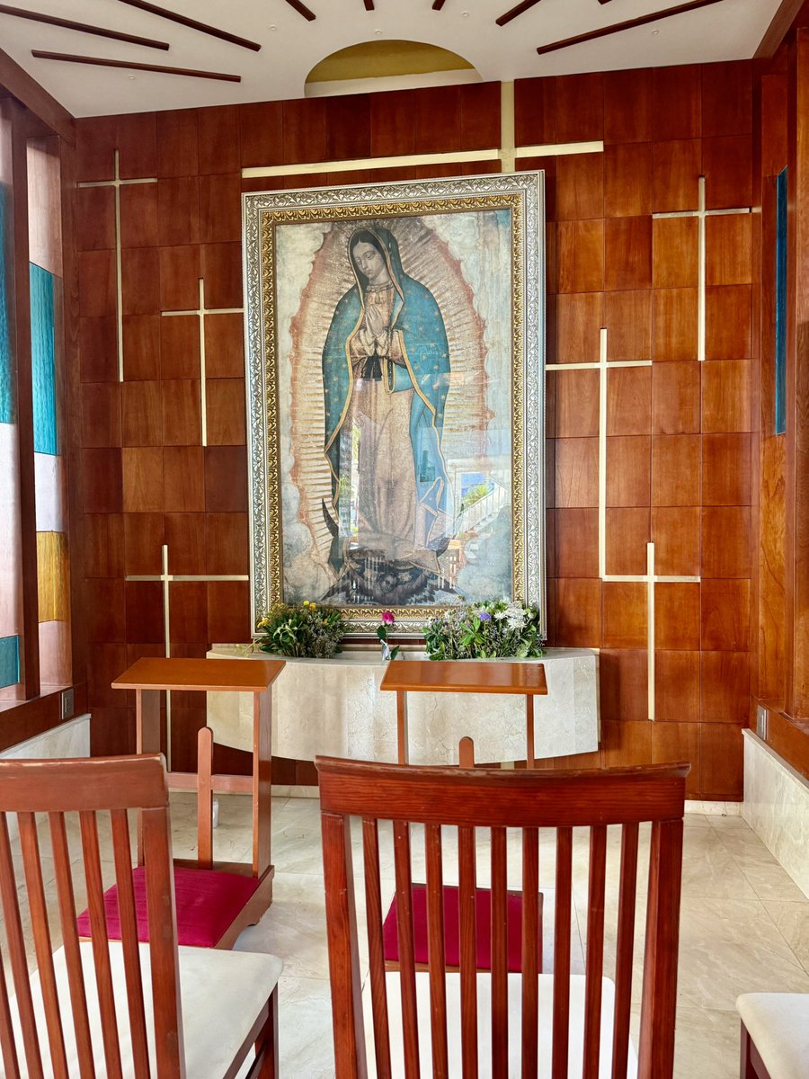 FCarrollEsq's tweet image. Spending a little time with a rosary and Our Lady while on vacation in Cancun.