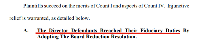 ChazzonKe's tweet photo. I love that @IonicDigital just casually omits after a court order mandated they provide a clarification update to shareholders that their board members breached their Fiduciary duties and basically tried to remove any/all avenues for shareholders to be heard / make changes in doing so. 😂