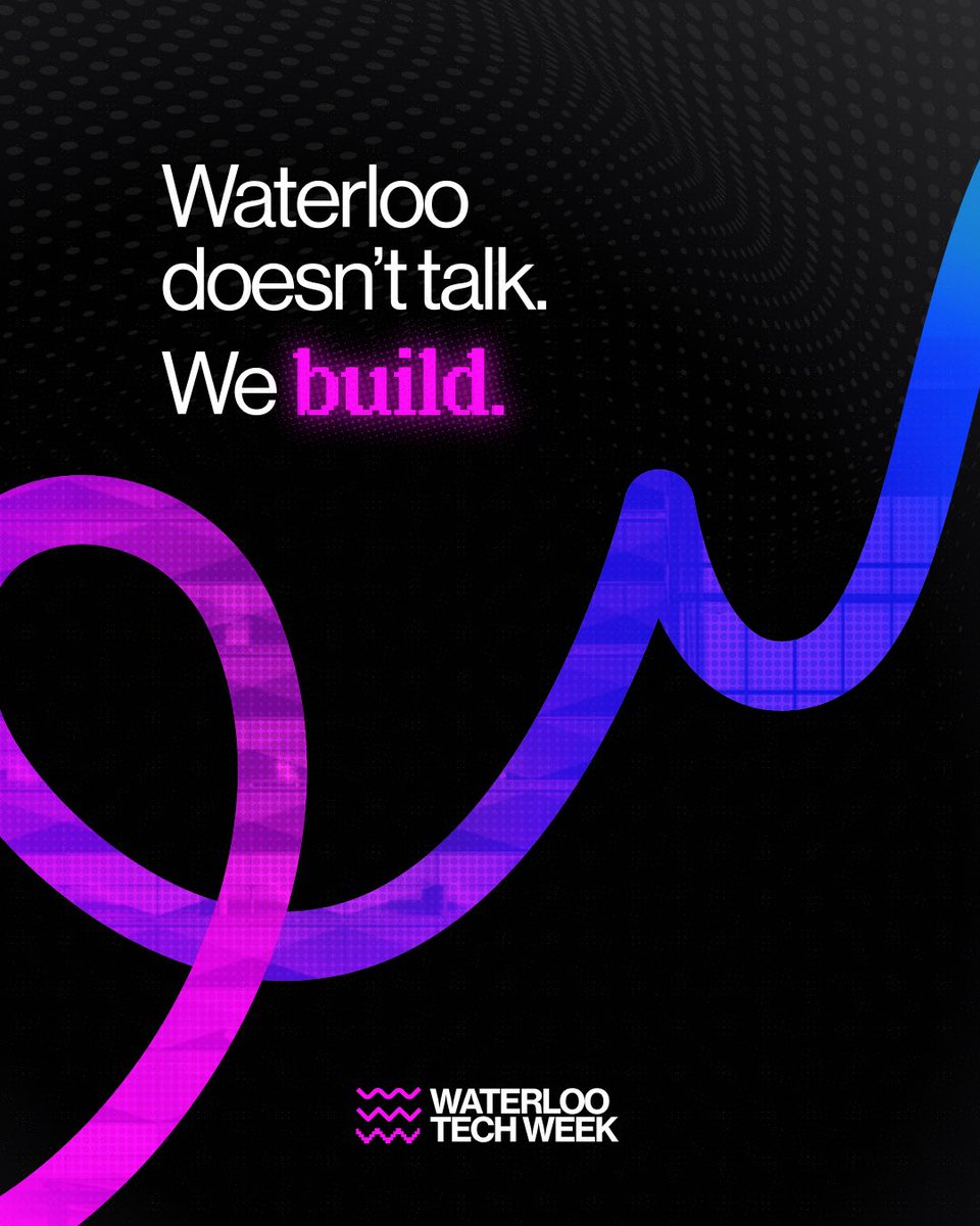wlootechweek's tweet image. 🚀 Something exciting is happening this September. Waterloo doesn’t just talk, we build. And if that’s you too, we want to see you at Waterloo Tech Week! Our Early Interest Form is out now, linked in our bio. Stay tuned, and we’ll see you soon.
#waterlootechweek #comingsoon