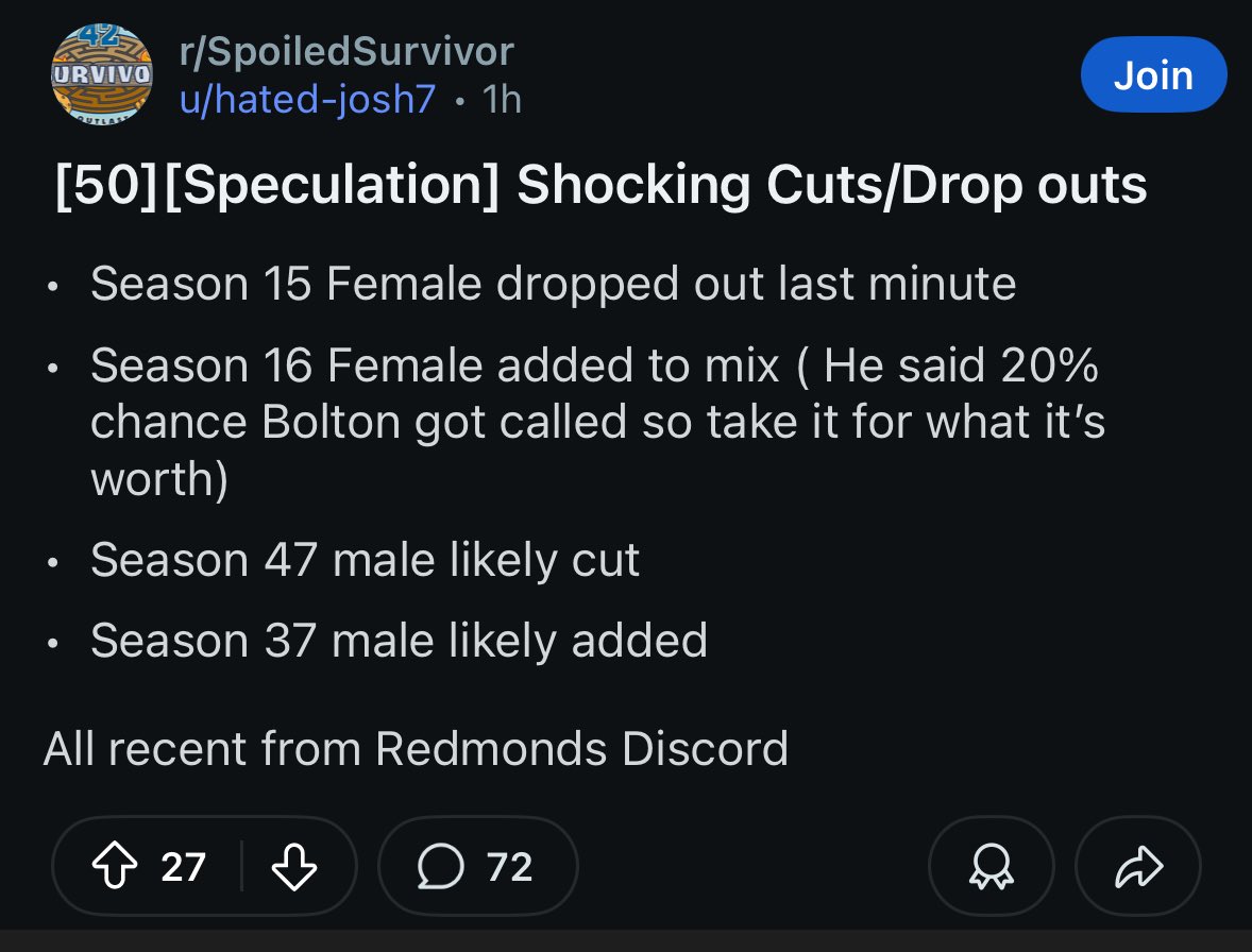 Parvmanda's tweet image. Amanda Kimmel has officially dropped out of Survivor 50.