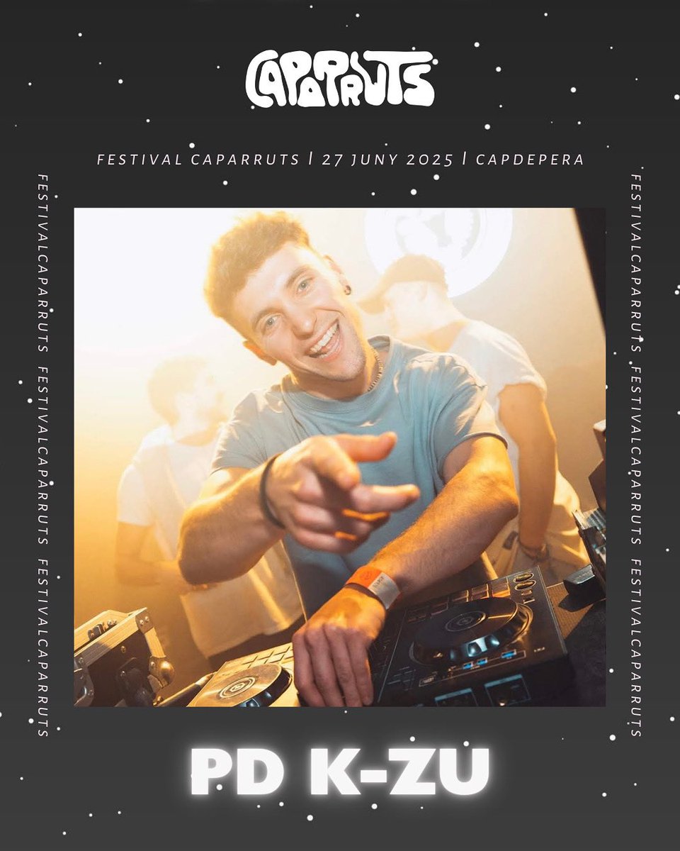 Caparruts (@caparrutsfest) on Twitter photo La tercera confirmació de Caparruts 2025 ve directe de Catalunya i ja podem revelar que és en <a href="/kzu_music/">K-ZU music</a>
És un dels punxa-discs del moment de l’escena catalana gràcies a les seves remescles de música mítica en català amb música electrònica i serà dia 27 de juny a Caparruts! 👀 La tercera confirmació de Caparruts 2025 ve directe de Catalunya i ja podem revelar que és en <a href="/kzu_music/">K-ZU music</a>
És un dels punxa-discs del moment de l’escena catalana gràcies a les seves remescles de música mítica en català amb música electrònica i serà dia 27 de juny a Caparruts! 👀