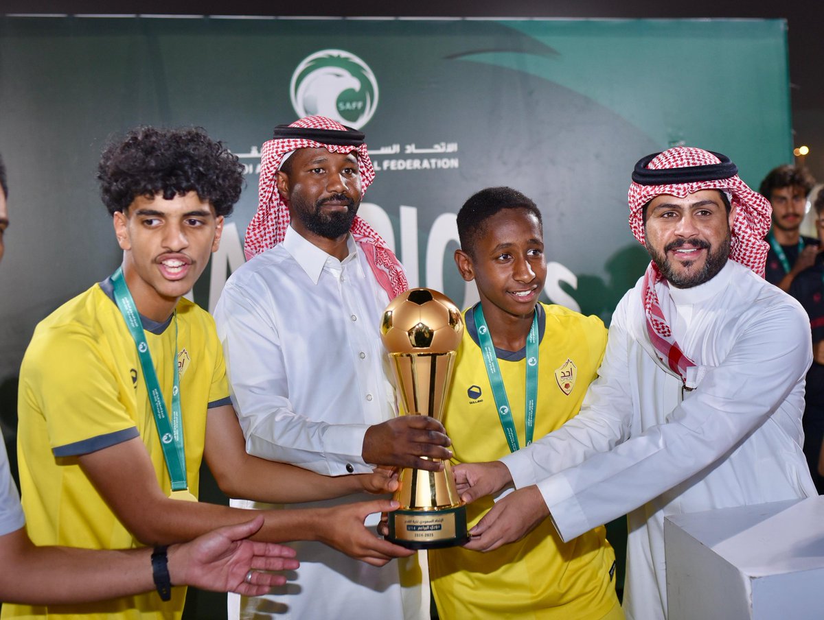 #أحد بطلاً لبطولة الاتحاد السعودي لكرة القدم بمنطقة المدينة المنورة تحت 14 عام 🤎😍

#فئات_أحد
#نادي_أحد