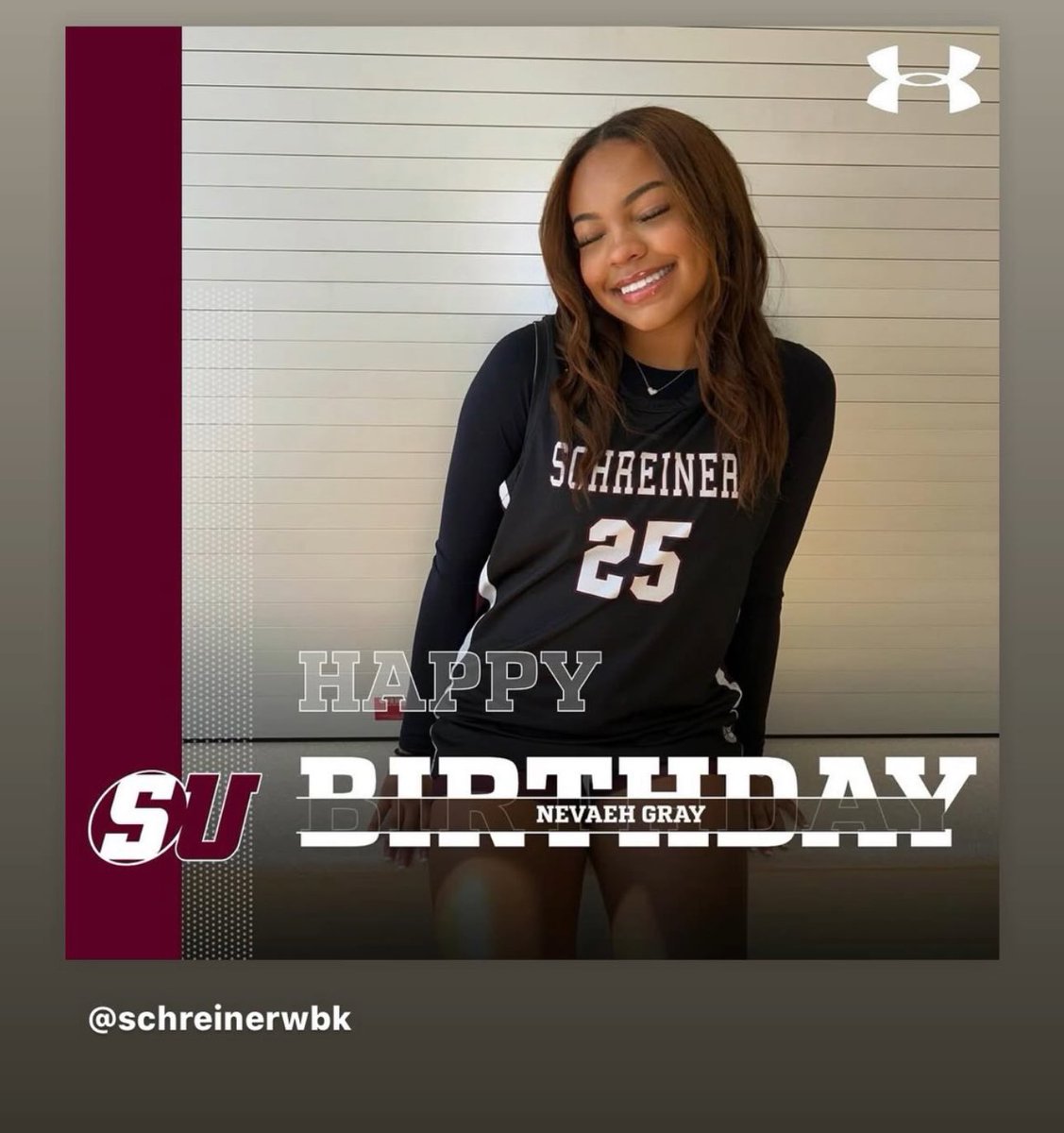 It’s my birthday!!! 🎉 
Thanks <a href="/SchreinerWBK/">Schreiner Women's Basketball</a> <a href="/SUMountaineers/">Schreiner Athletics</a>