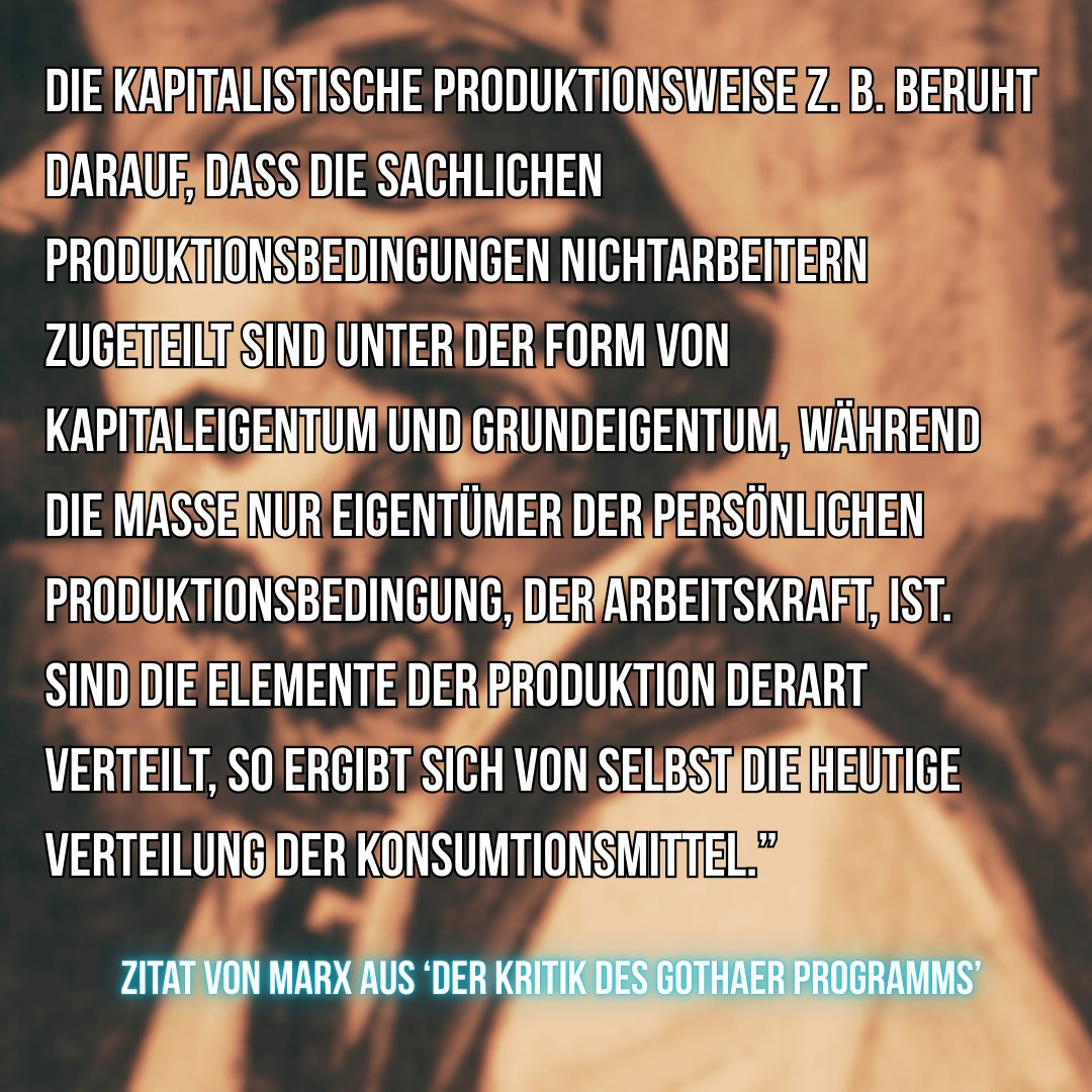 Zitat von Marx zum Thema Verteilung aus 'Der Kritik des Gothaer Programms' 🚩 
#ostwindverlag #marx