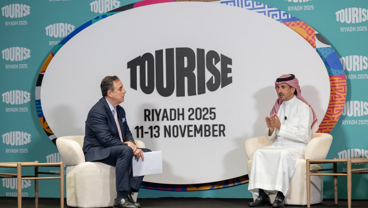 emadmonshi's tweet photo. #منتدى_تورايز العالمي 

📍الرياض 
🗓️ 2025.11.13-11م
🎯 جمع قادة القطاعين العام والخاص، من مختلف أنحاء العالم؛ لرسم #مستقبل_السياحة عبر تعزيز الابتكار والاستثمار والنمو المستدام. https://t.co/PGeMmcWCDB