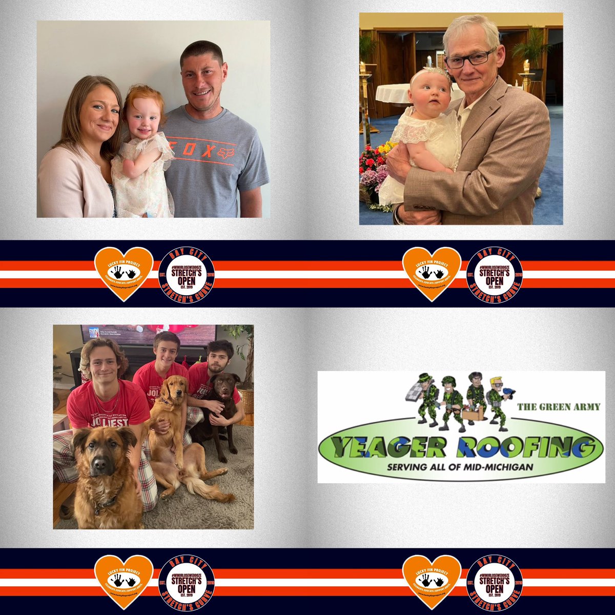 StretchsCurve's tweet image. Thank you family, friends, and businesses for being hole sponsors for this years #StretchsOpen!

•Aunt Morgan and Uncle Justin
•Papa John Vasey
•Uncles and Pups
•Yeager Roofing, Saginaw MI

Event👉🏻: facebook.com/events/s/2024-…
