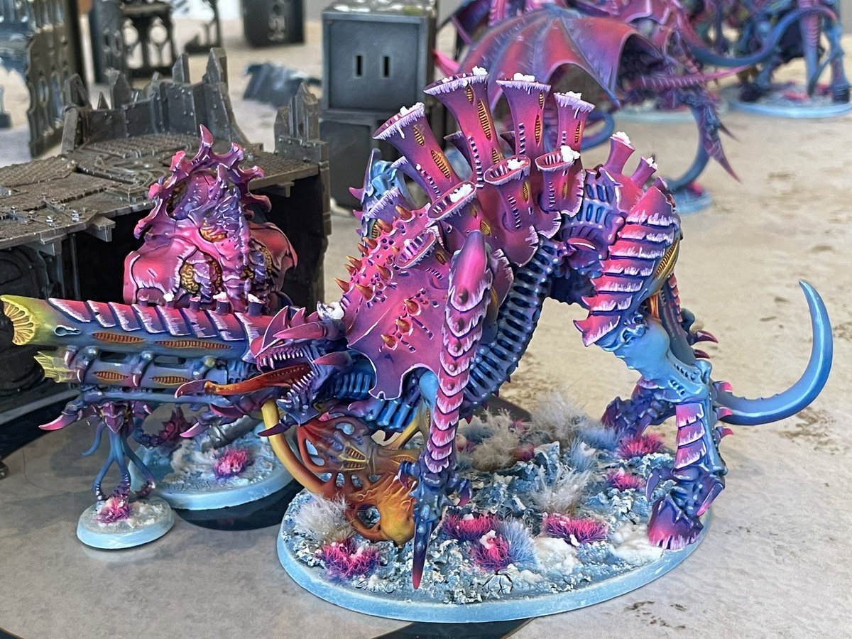 Tyrannofex just vibing in my last game

#WarhammerCommunity