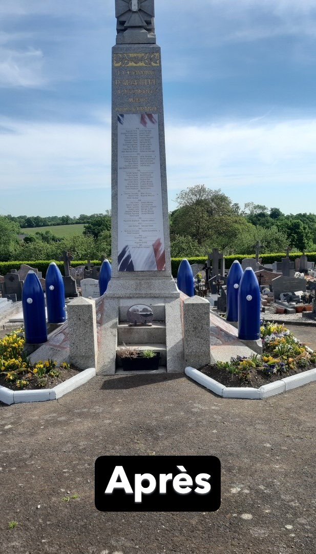À Argentré, c’est la semaine citoyenne. Un chantier me touche particulièrement : celui de l’embellissement du monument aux morts. Une équipe a ainsi pu lui redonner sa splendeur d’antan. Un grand merci à eux. Étape suivante : honorer le carré militaire. 
<a href="/onacvg/">ONaCVG</a> <a href="/MIRALLESMP/">Patricia Miralles</a>