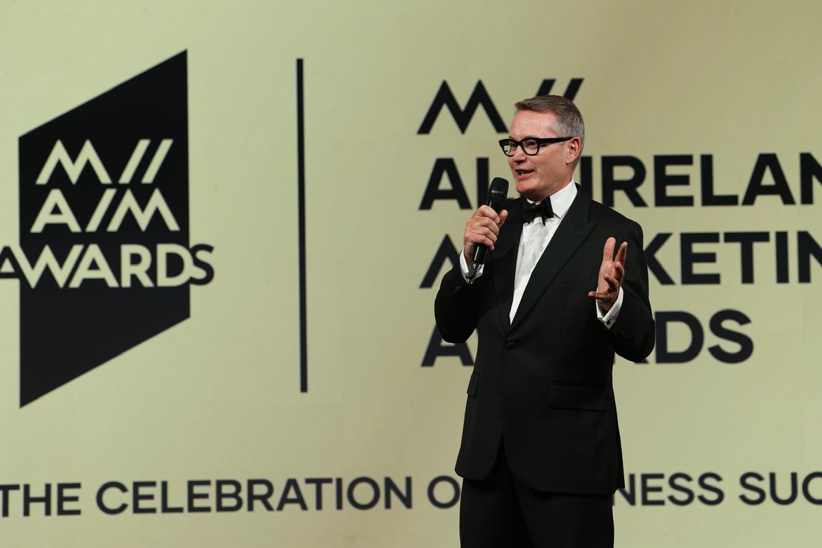 The 2025 MII AIM Awards Ceremony has been officially kicked off with MII CEO Shane McGonigle opening up the ceremony sharing some words of welcome.

#MIIAIM #MarketingExcellence #IrishMarketing