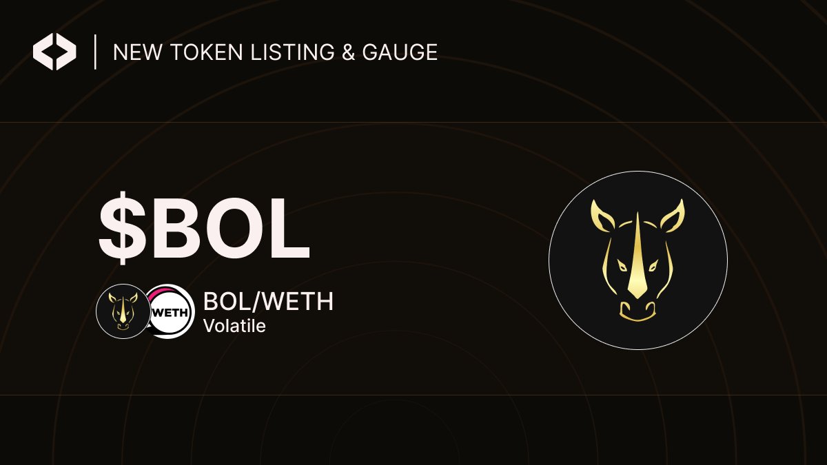 Lynex (@lynexfi) on Twitter photo Welcome <a href="/BankOfLinea/">Bank Of Linea</a>!
$BOL token has been listed! Now you can provide liquidity to the BOL/WETH pool.
π app.lynex.fi/pools Welcome <a href="/BankOfLinea/">Bank Of Linea</a>!
$BOL token has been listed! Now you can provide liquidity to the BOL/WETH pool.
π app.lynex.fi/pools