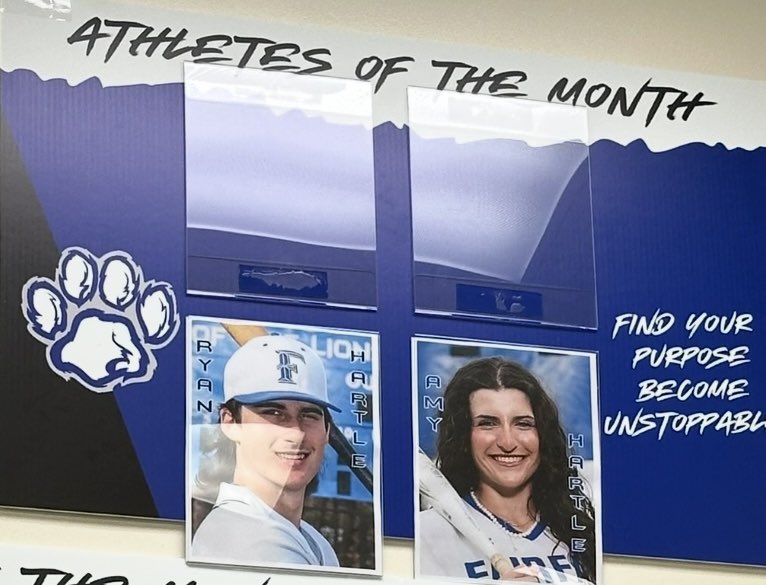 FHSLionsSoftball2025 (@fhs2025softball) on Twitter photo <a href="/AmyHartle27/">Amy Hartle</a> and <a href="/RyanHartle1234/">Ryan Hartle</a>, athletes of the month for April at Fairfax High! Between the two of them, in 27 games, 32 hits, 8💣, 27 RBIs! <a href="/RyanHartle1234/">Ryan Hartle</a> also with 19 IP, 20k, 4bbs, 1.1 WHIP!
#greattobealion
<a href="/ROCKGOLDVA/">ROCK GOLD VA ORG</a>
<a href="/StarsBaseball26/">StarsBaseballVA2026</a> <a href="/AmyHartle27/">Amy Hartle</a> and <a href="/RyanHartle1234/">Ryan Hartle</a>, athletes of the month for April at Fairfax High! Between the two of them, in 27 games, 32 hits, 8💣, 27 RBIs! <a href="/RyanHartle1234/">Ryan Hartle</a> also with 19 IP, 20k, 4bbs, 1.1 WHIP!
#greattobealion
<a href="/ROCKGOLDVA/">ROCK GOLD VA ORG</a>
<a href="/StarsBaseball26/">StarsBaseballVA2026</a>