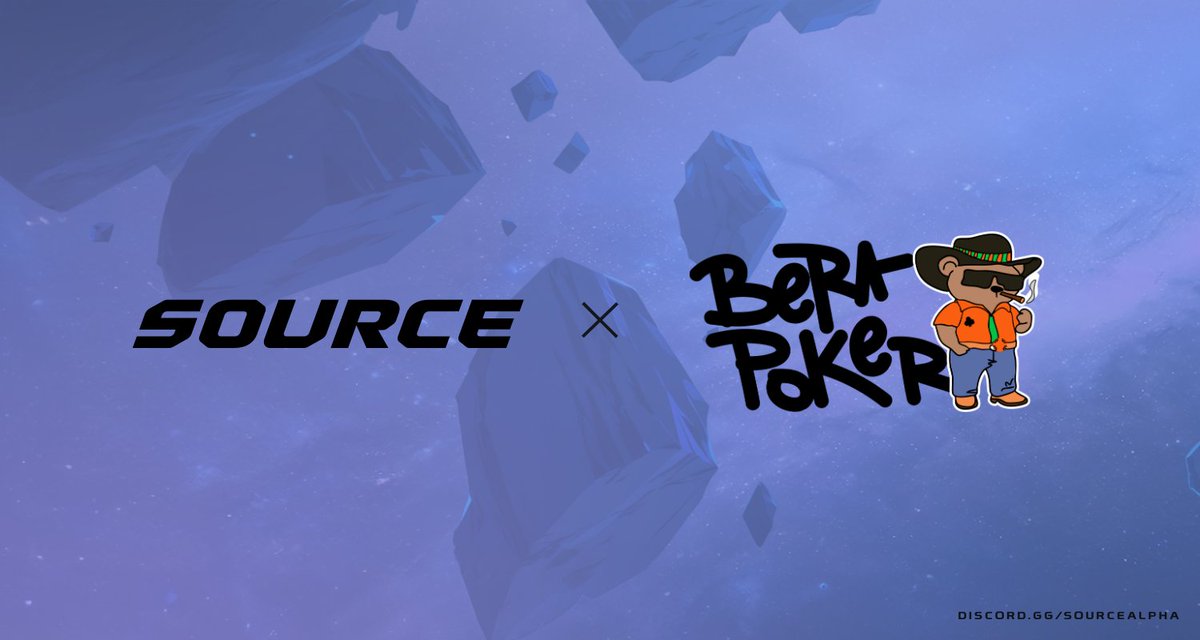 Source Alpha (@sourcealpha_) on Twitter photo Collaboration Announcement 📢
We’re excited to team up with <a href="/berapoker_/">BeraPoker🐻❤️</a> for their 2,652 NFT Collection!
BeraPoker is the ultimate GambleFi project, introducing an unprecedented concept of a Memecoin casino. ♦️♠️
Join our Discord to enter the giveaways 🎉 Collaboration Announcement 📢
We’re excited to team up with <a href="/berapoker_/">BeraPoker🐻❤️</a> for their 2,652 NFT Collection!
BeraPoker is the ultimate GambleFi project, introducing an unprecedented concept of a Memecoin casino. ♦️♠️
Join our Discord to enter the giveaways 🎉
