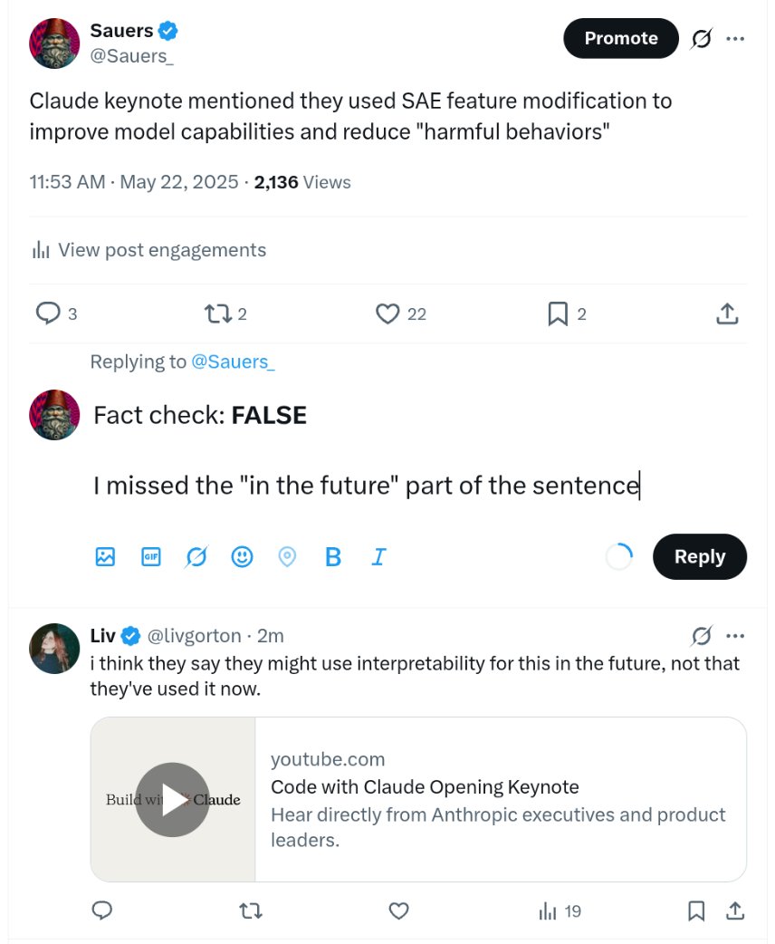 "The techniques that we used to create Golden Gate Claude could in the future help us reduce harmful model behaviors or improve model performance for specific domains."