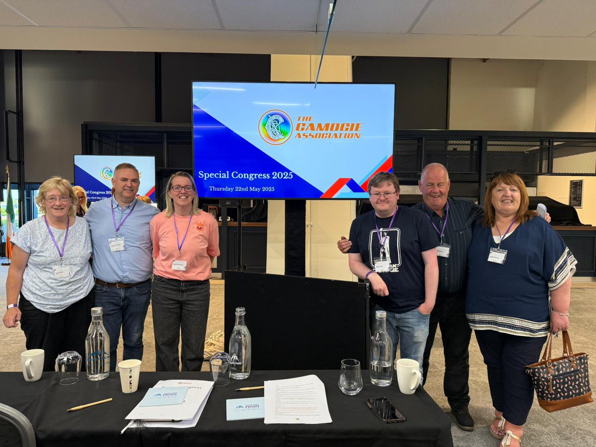 camogietipp's tweet photo. 🔵🟡History Made as 98% Vote in Favour of Skorts or Shorts Choice. 6 happy Tipperary Camogie Delegates in attendance 👏🏼 https://t.co/uEgkxpOx1b