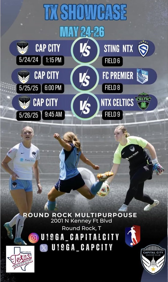 Sophia Ortiz 2026 ๐บ๐ธ ๐ฒ๐ฝ (@sophiaortiz26) on Twitter photo Ready for this weekend with my <a href="/U19GA_CapCity/">U19GA Capital City</a> squad at the TEXAS SHOOTOUT ๐ช๐ฝโฝ๏ธ
<a href="/ImYouthSoccer/">ECNL/GA/Recruiting/College Soccer</a> <a href="/ImCollegeSoccer/">College Soccer Truth โข</a> <a href="/imwomenssoccer/">Scout Her Soccer</a> <a href="/CollegeSoccerID/">College Soccer ID</a> <a href="/srsuwsoccer/">srsuwsoccer</a> Ready for this weekend with my <a href="/U19GA_CapCity/">U19GA Capital City</a> squad at the TEXAS SHOOTOUT ๐ช๐ฝโฝ๏ธ
<a href="/ImYouthSoccer/">ECNL/GA/Recruiting/College Soccer</a> <a href="/ImCollegeSoccer/">College Soccer Truth โข</a> <a href="/imwomenssoccer/">Scout Her Soccer</a> <a href="/CollegeSoccerID/">College Soccer ID</a> <a href="/srsuwsoccer/">srsuwsoccer</a>