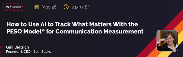 LERISmedia's tweet photo. May 2025 PRSA IPA Webinar, Wed, May 28, 2:00 PM EDT features Gini Dietrich, CEO of Spin Sucks! Gini's PESO Model© will show you exactly how to leverage AI to move from tracking vanity metrics to demonstrating real business results. Register here: https://t.co/3tgsSKB5C7 https://t.co/Zmt5waYwwP