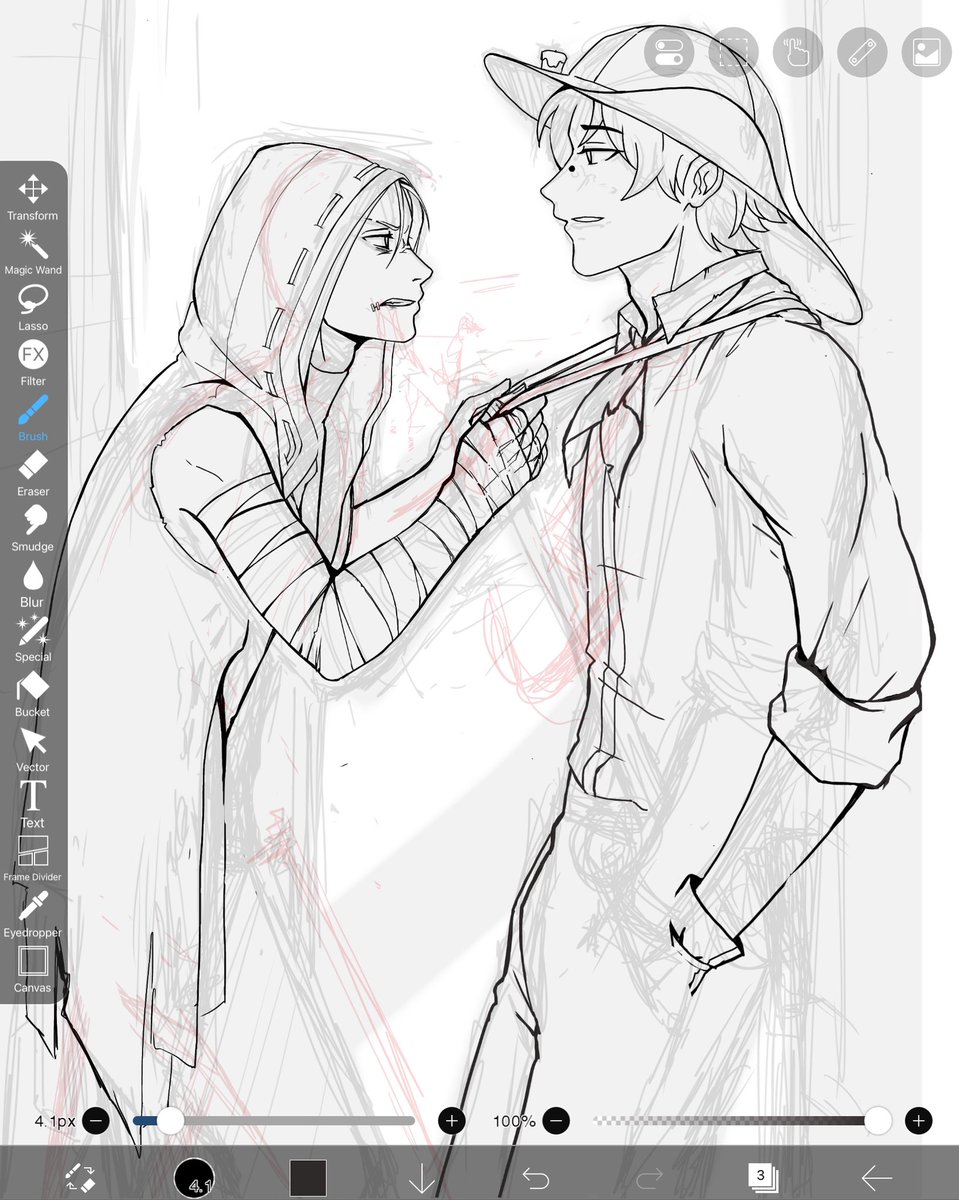 Vion_Frei's tweet photo. I was asked about my latest sketch… here you go!
#nortnaib #IdentityV #identityVイラスト https://t.co/xf3Eq44r8R